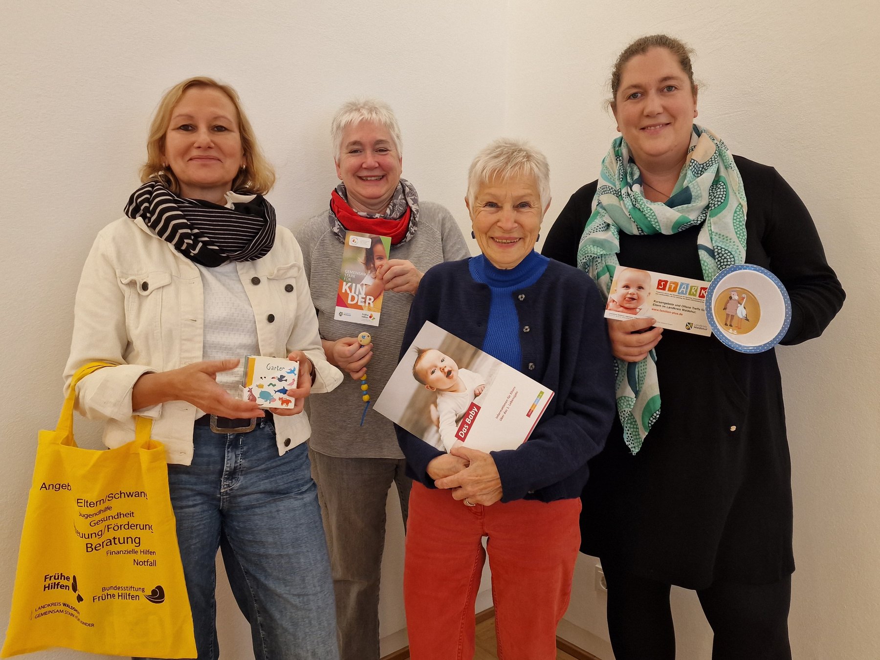 (von Links) Isabella Hug-Eichkorn, Monika Werder, Cornelia Scheuble und Anja Hilpert